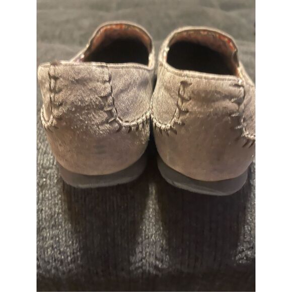 Skechers Womens Chocolate Brown Memory Foam Wide Fit Slip-On Loafers Size 7 - Picture 7 of 9